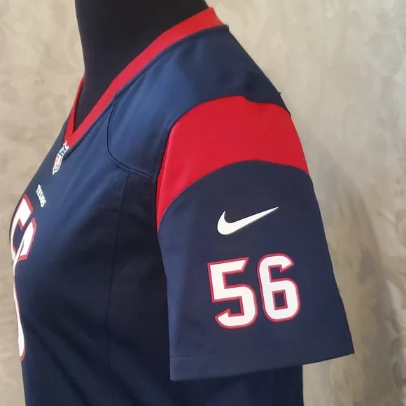 SZ. LARGE HOUSTON TEXANS NFL ON FIELD FOOTBALL JERSEY - Picture 4 of 9